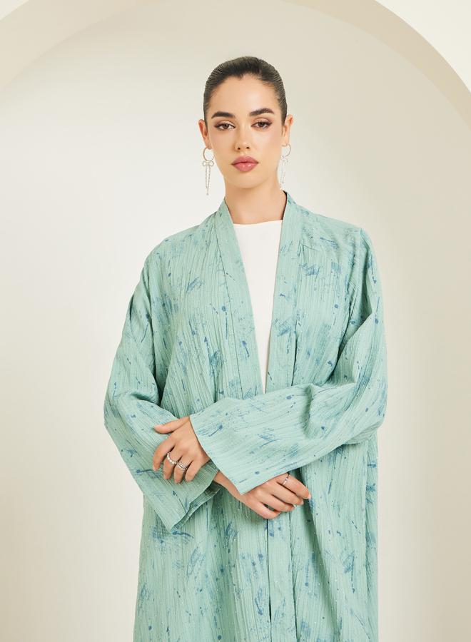 أميرة عباية بتفاصيل بارزة الملمس - Image 2